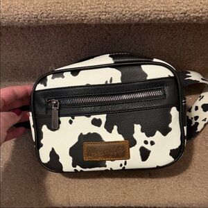Wrangler Cow Print Belt Bag